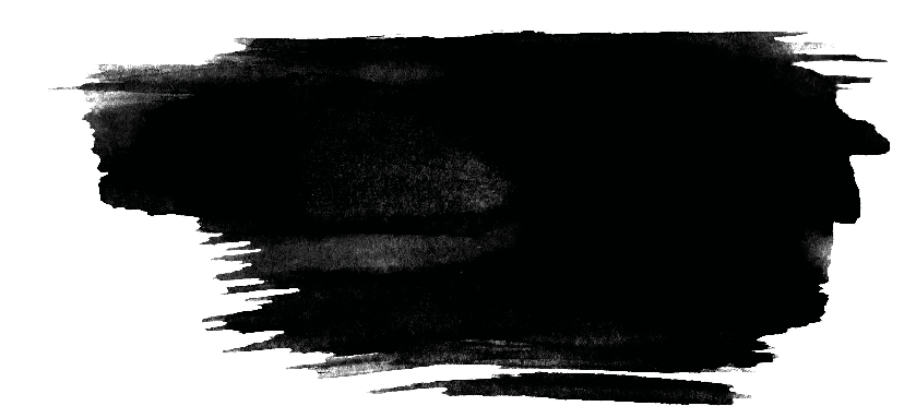 Black abstract background in watercolor